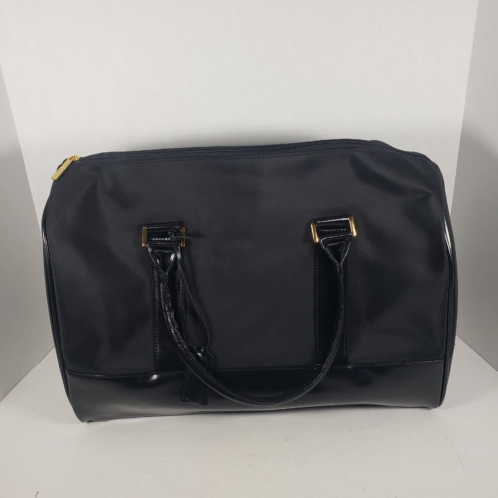 New Estee Lauder Black Weekend Travel Bag tote Duffle Bag 20x13x9 new wo tags